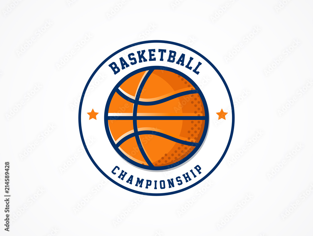 Basketball Logo, American sports symbol and icon Basketball Logo, American sports symbol and icon