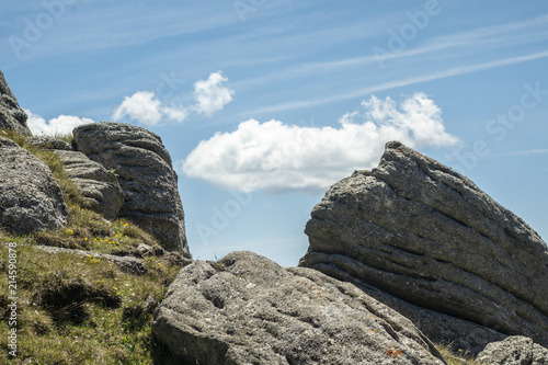 View of the small Sphinx, in Carpathian Mountains,  Bucegi Natural Park, Romania © Oana