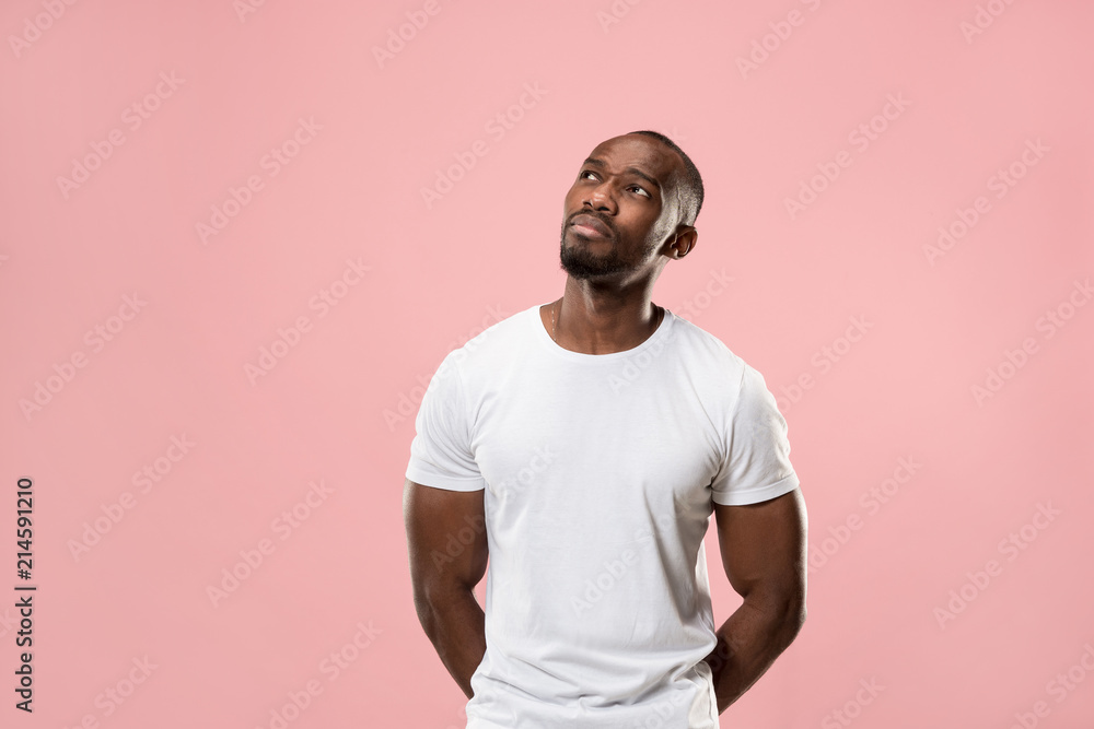 Young serious thoughtful businessman. Doubt concept. Young serious thoughtful businessman. Doubt concept.