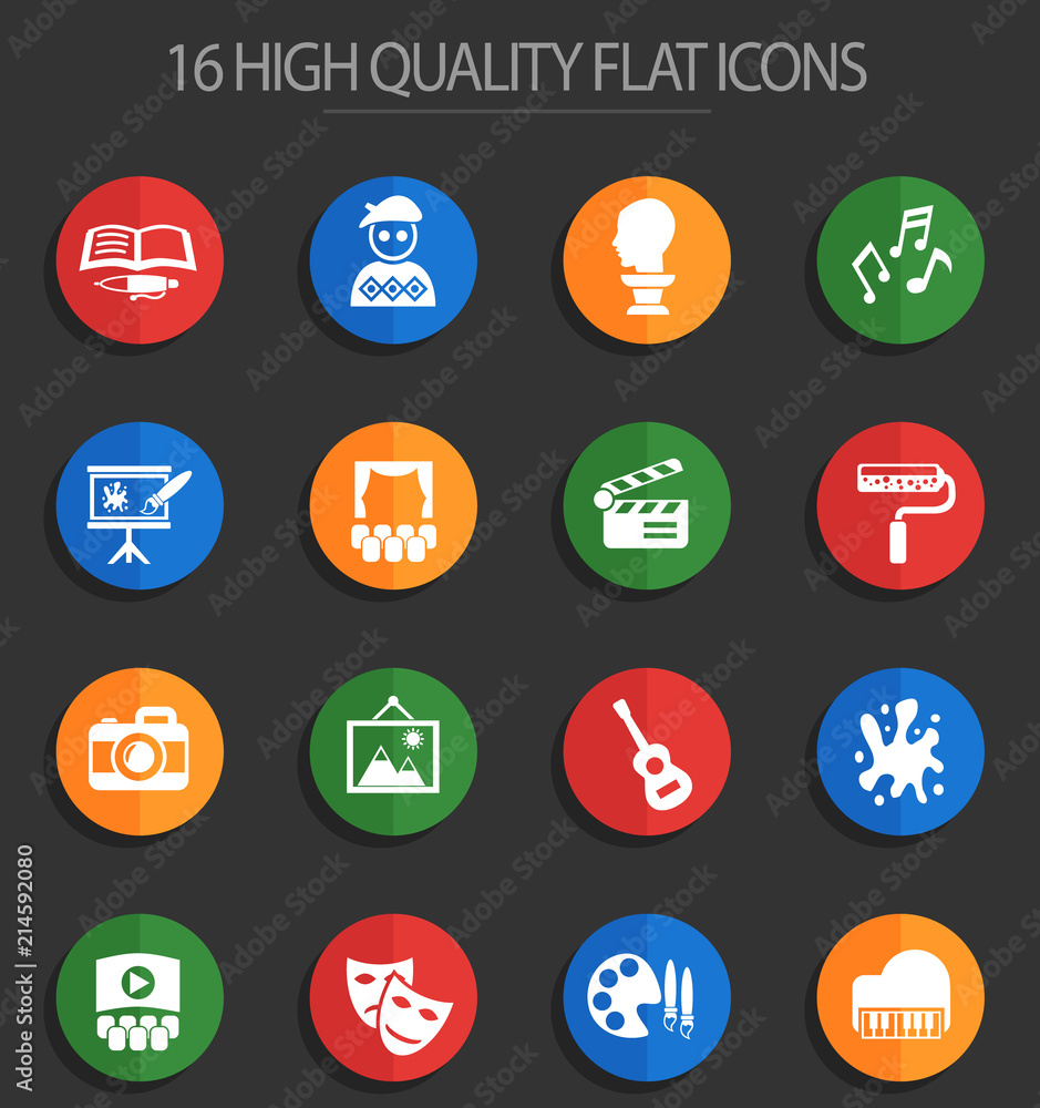 art 16 flat icons art 16 flat icons
