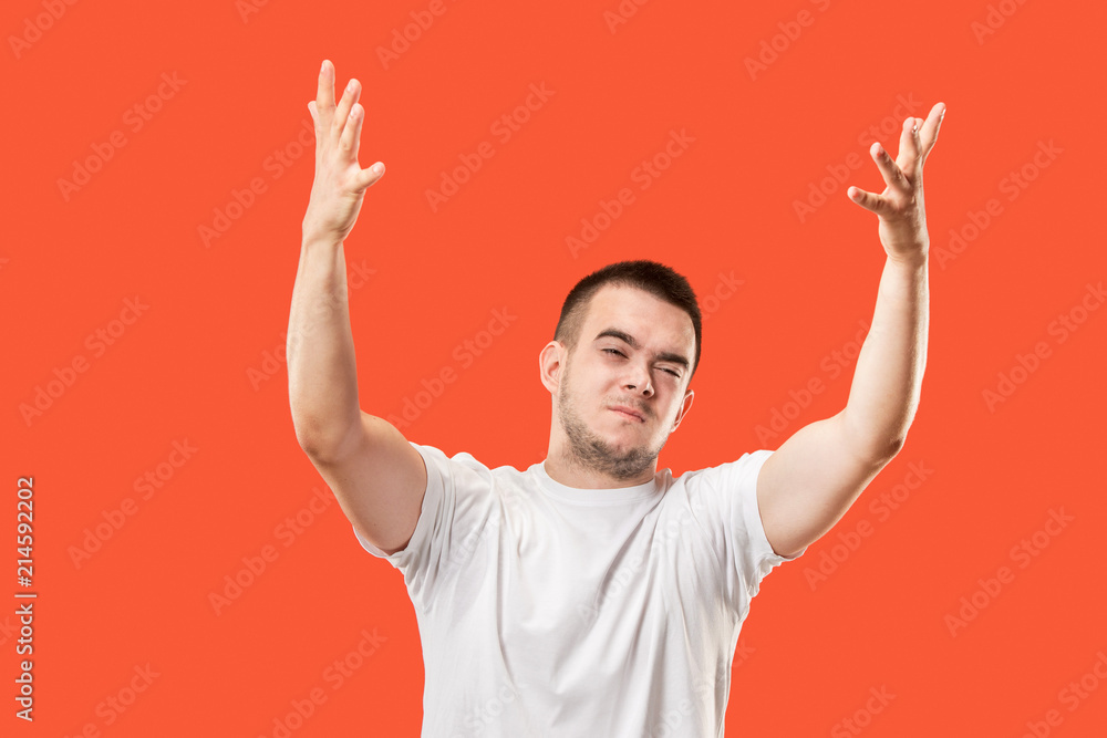 Winning success man happy ecstatic celebrating being a winner. Dynamic energetic image of male model Winning success man happy ecstatic celebrating being a winner. Dynamic energetic image of male model