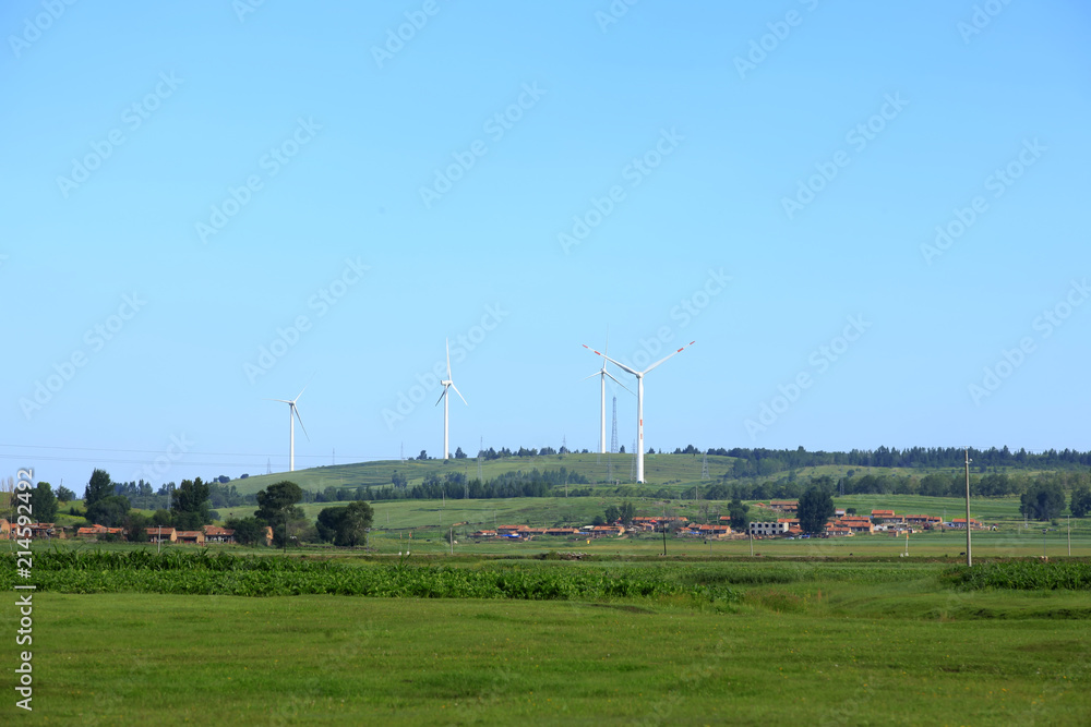 Fototapeta premium Wind power tower