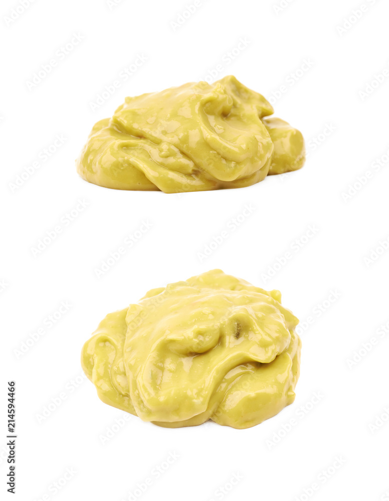 Splash of guacamole sauce isolated Splash of guacamole sauce isolated