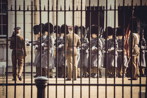 London, England UK March 03 2012 London City Guards