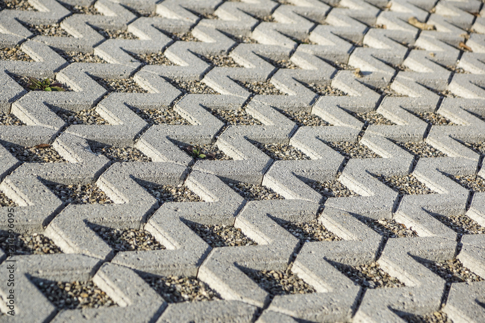 Fototapeta premium background of a floor of self-locking stones