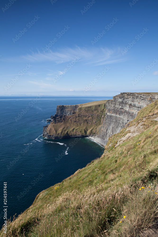 The famous Cliffs of Moher in Ireland The famous Cliffs of Moher in Ireland