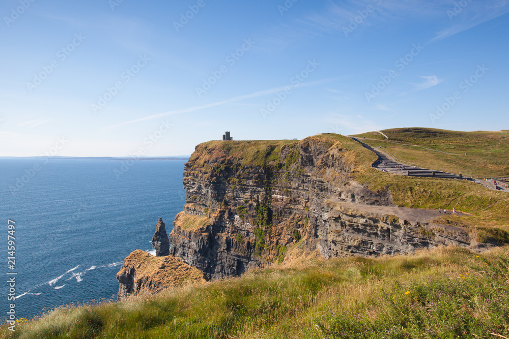 The famous Cliffs of Moher in Ireland