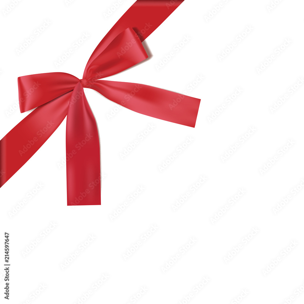 light red silk bow with ribbon decoration for gift light red silk bow with ribbon decoration for gift