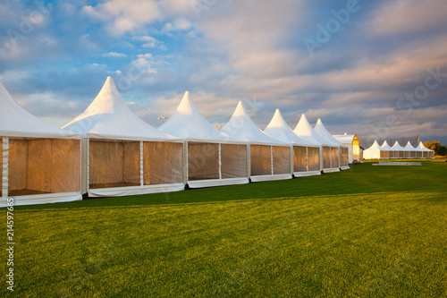 Mobile tent for trade show