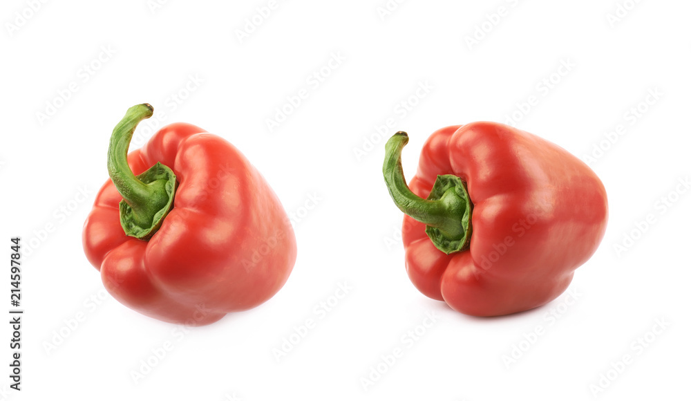 Red bell pepper composition isolated