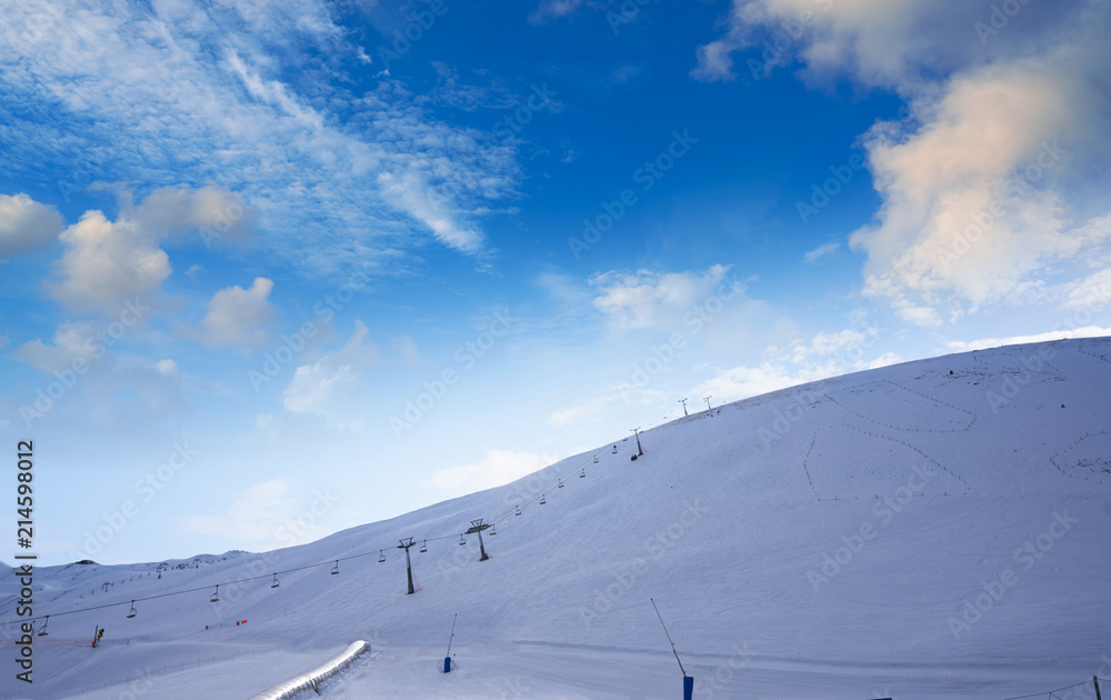 Astun ski area in Huesca on Pyrenees Spain Astun ski area in Huesca on Pyrenees Spain