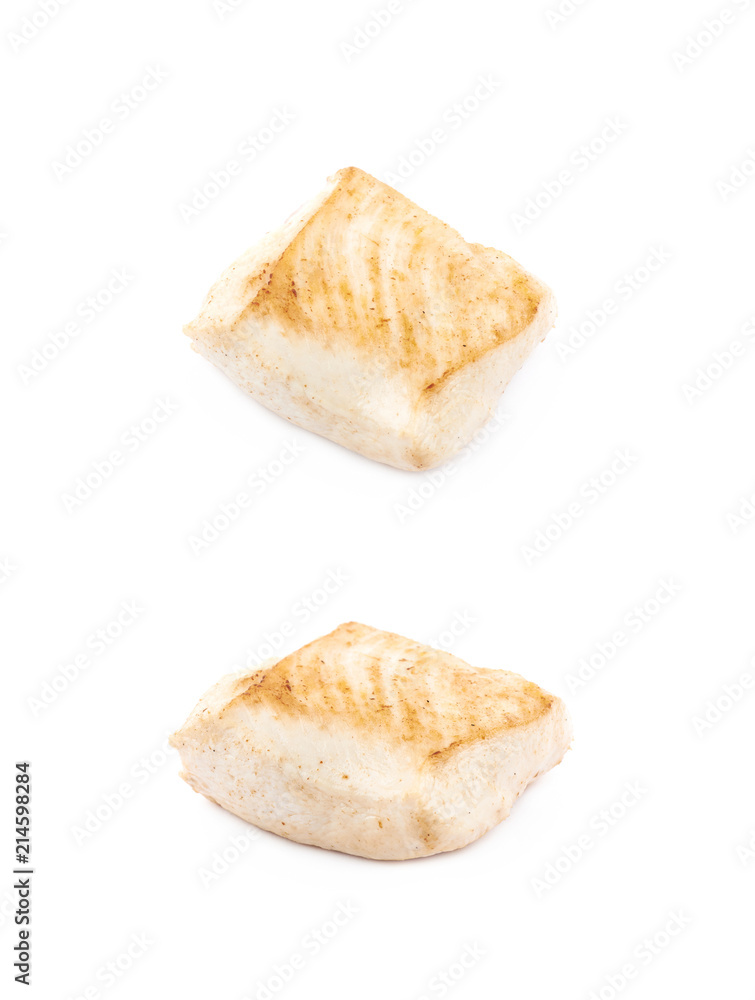 Fried chicken piece isolated Fried chicken piece isolated