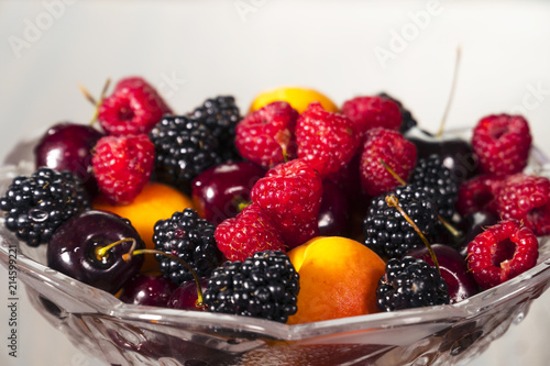 berries on the plate