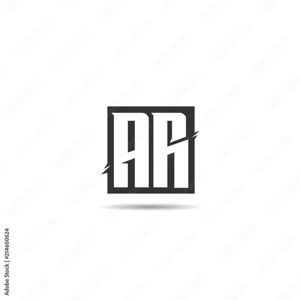 Initial Letter AR Logo Template Design Initial Letter AR Logo Template Design