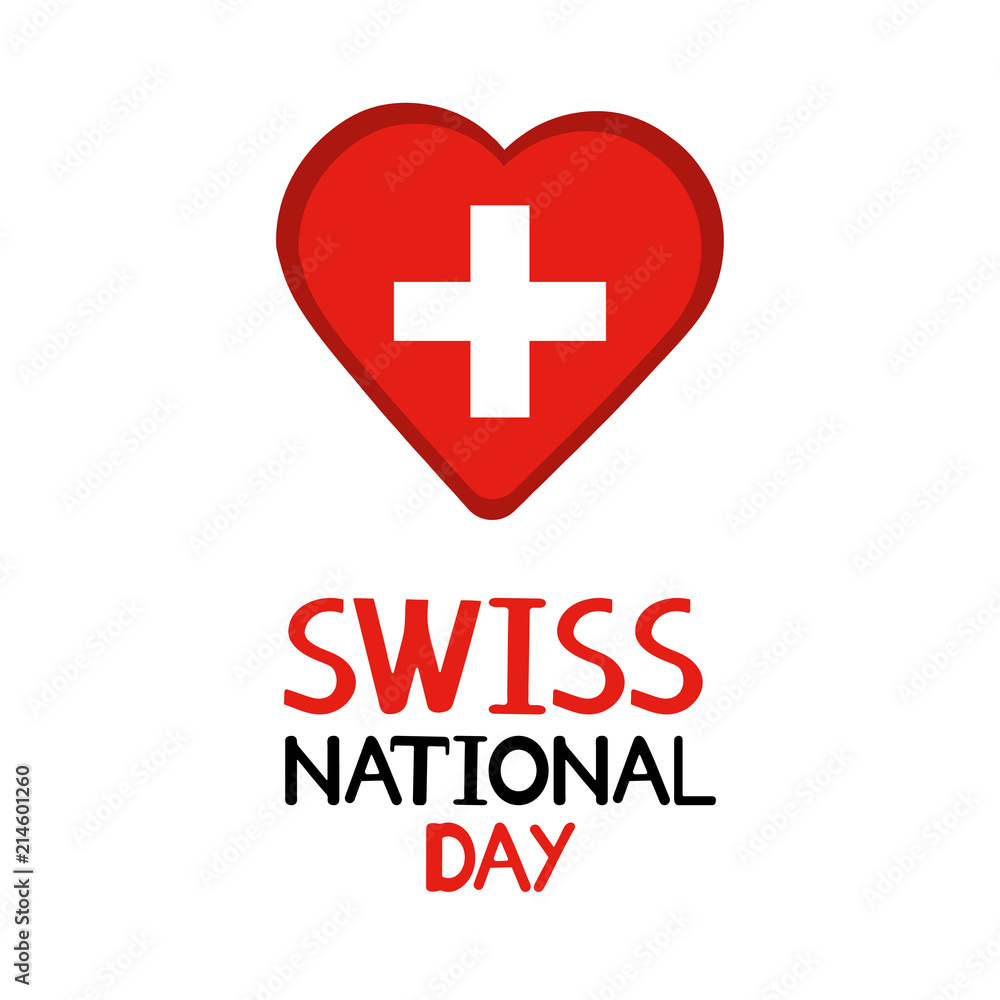 Swiss National Day. Colorful background. Swiss National Day. Colorful background.
