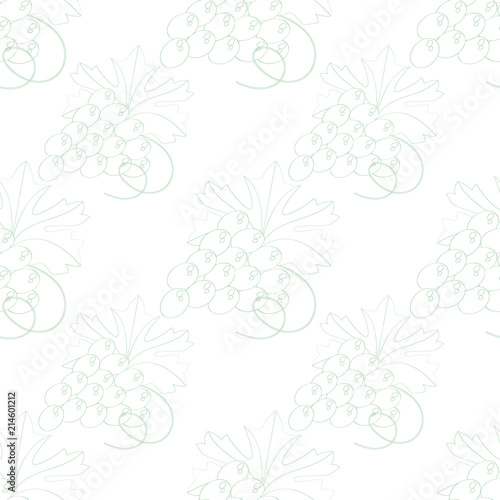 A pattern of grapes. Seamless pattern. Vector illustration.