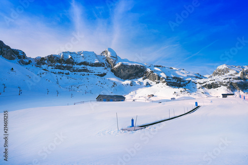 Candanchu ski in Huesca on Pyrenees Spain © lunamarina