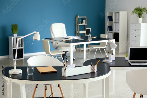 Stylish workplaces in moder...