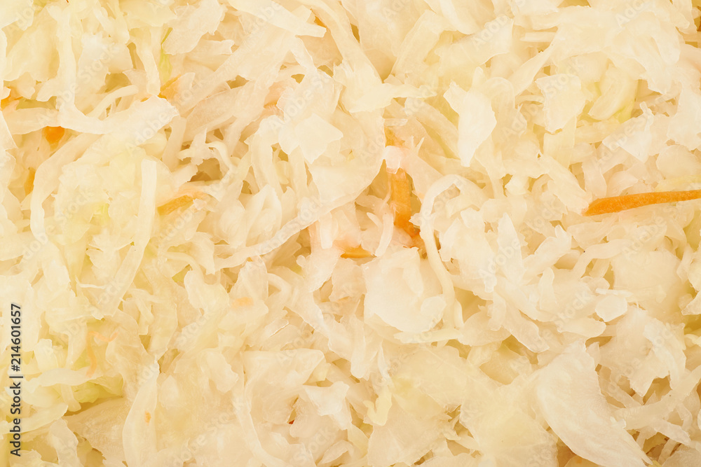 Surface coated with sauerkraut Surface coated with sauerkraut