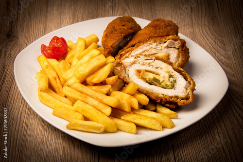 Chicken breast stuffed jalapenno