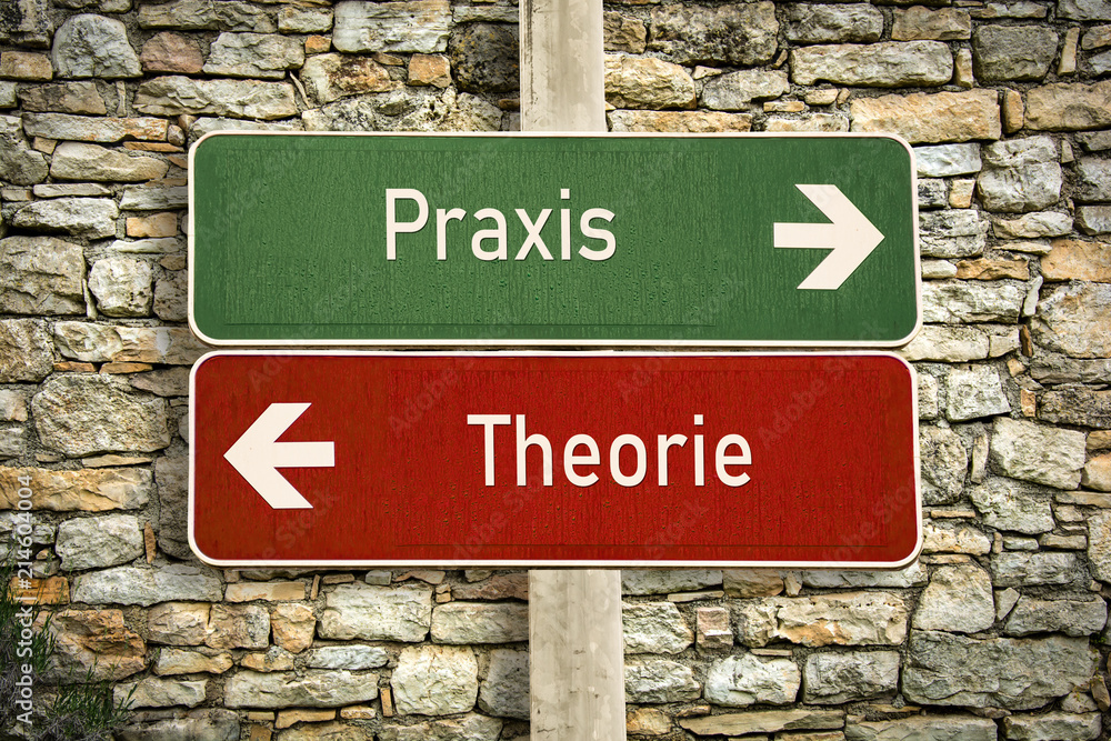 Fototapeta premium Schild 316 - Praxis