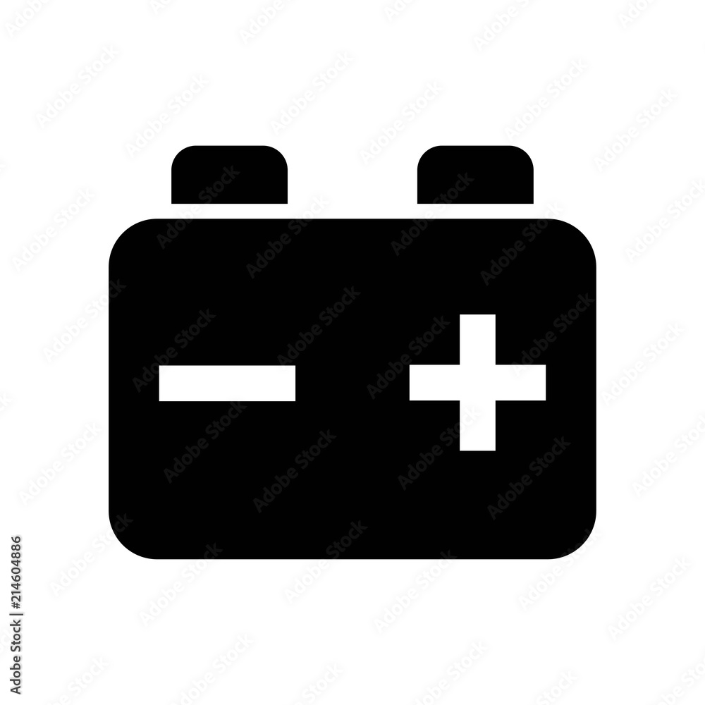 car battery symbol