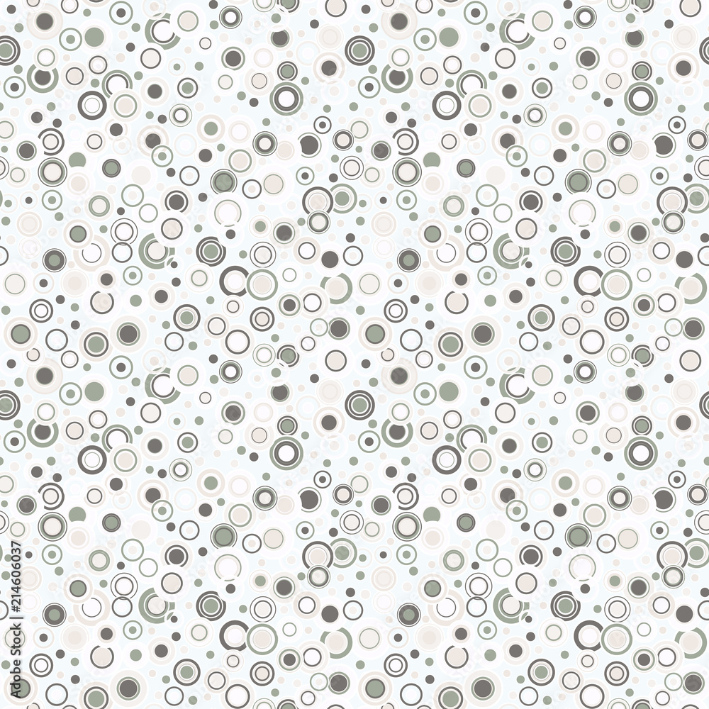 Geometric seamless pattern. Colored elements of round shape, located on a light background. Geometric seamless pattern. Colored elements of round shape, located on a light background.