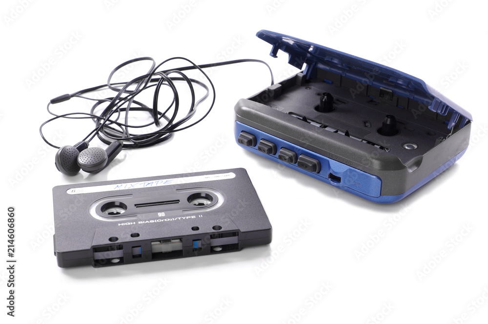 Obraz premium music cassette and walkman