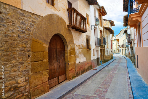 Rubielos de Mora village in Teruel Spain © lunamarina