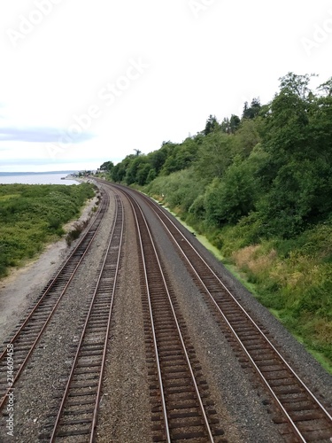 Train tracks to somewhere, I wonder where?