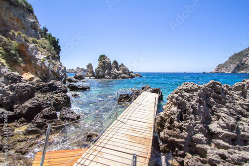 Ampelaki bay, Paleokastritsa, Corfu, Greece photo