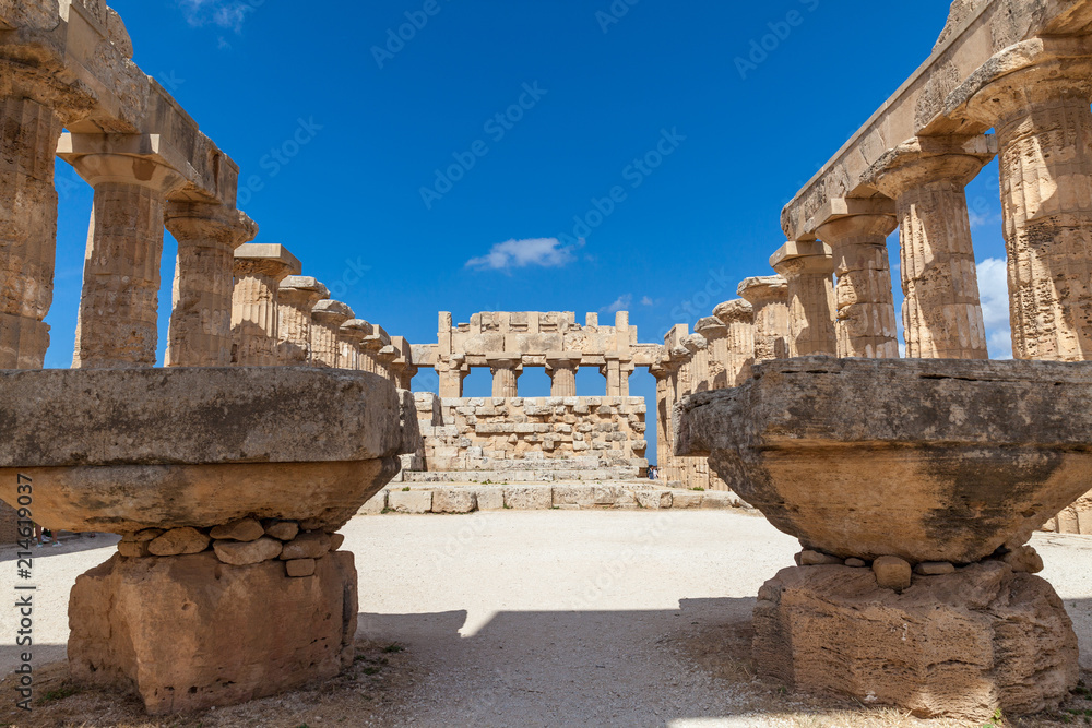 Tempio Greco di Hera, Selinunte, Sicilia, Italia