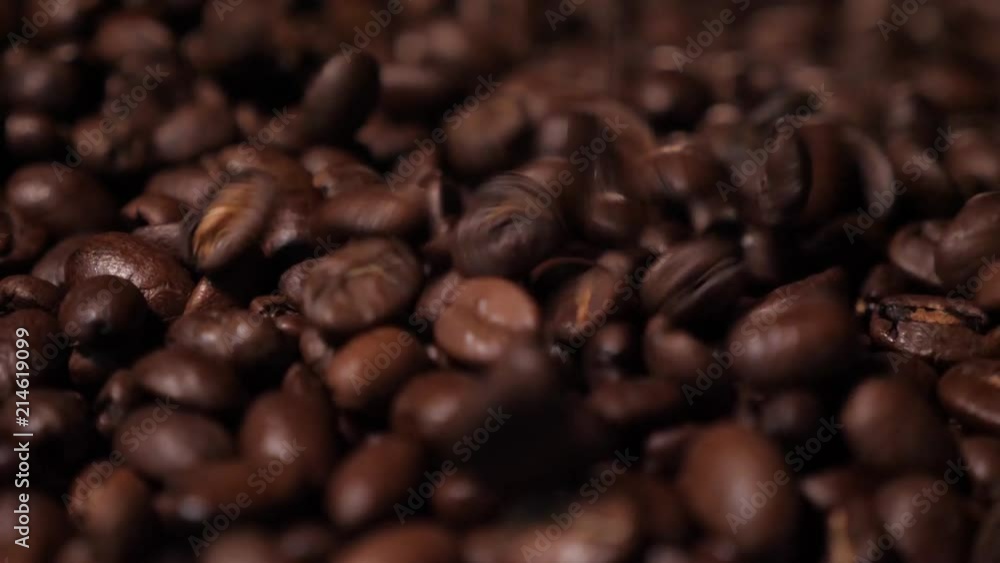 Falling Coffee Beans Falling Coffee Beans