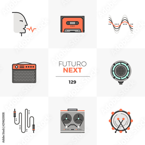 Sound Recording Futuro Next Icons