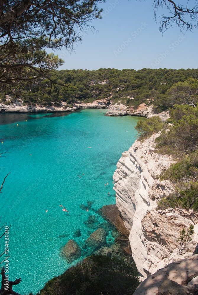 Cala Mitjana in Menorca