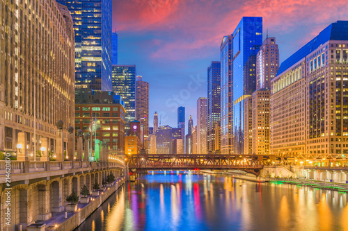 Chicago, Illinois, USA Cityscape © SeanPavonePhoto