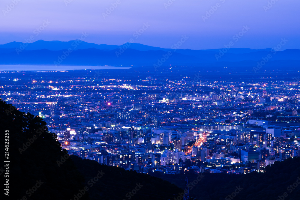 Obraz premium 札幌夜景 幌見峠からの眺め