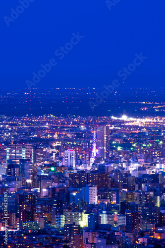 札幌夜景　幌見峠からの眺め © 幸達 竹内
