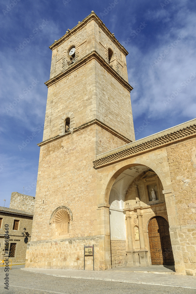 church of San Antonio in the town of El Toboso in the province of Toledo, Spain.