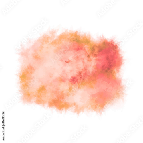 Colorful spot, watercolor abstract hand painted background