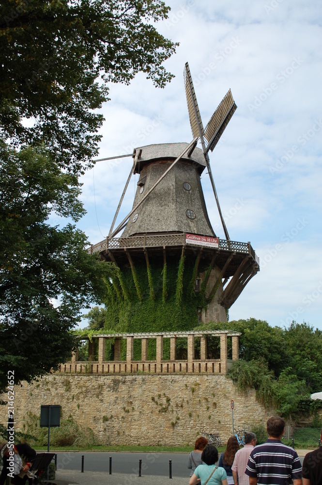 Windmühle Landschaft Natur