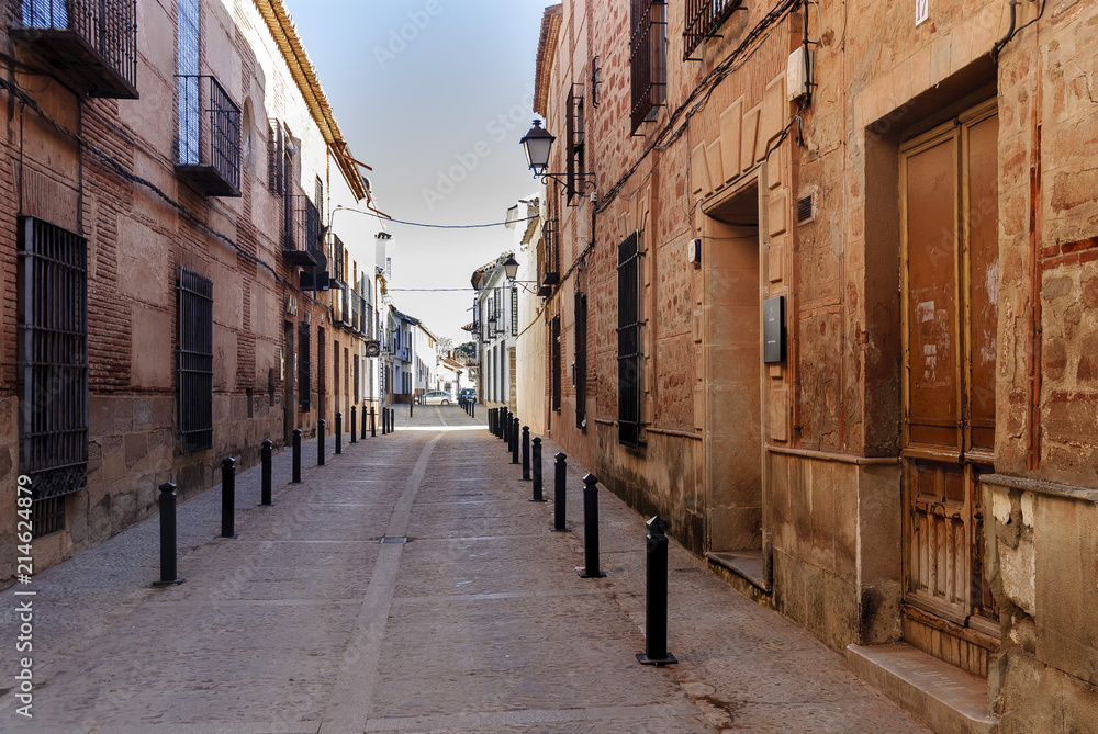 streets in the town of Villanueva de Los Infantes, in Spain.