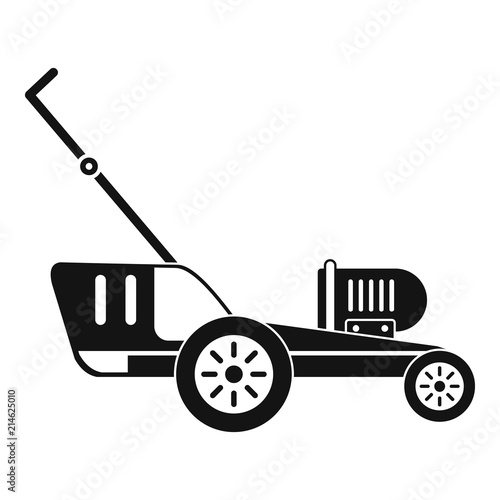 Grass cutter icon. Simple illustration of grass cutter vector icon for web design isolated on white background