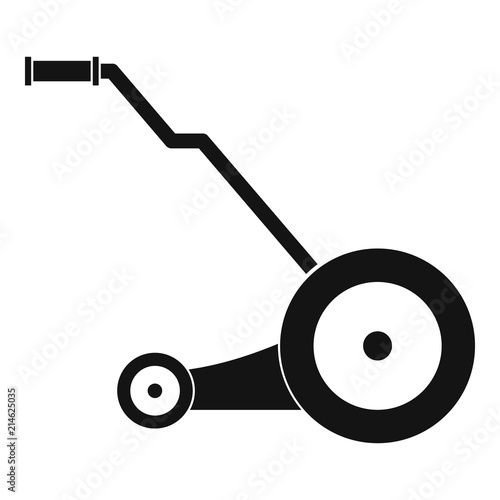 Electric grass cutter icon. Simple illustration of electric grass cutter vector icon for web design isolated on white background