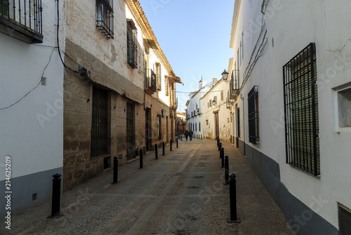 streets in the town of Villanueva de Los Infantes  in Spain.