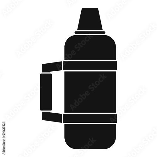 Camp thermos icon. Simple illustration of camp thermos vector icon for web design isolated on white background