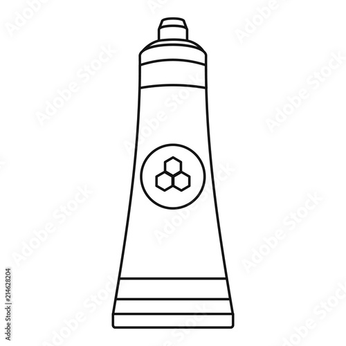 Propolis toothpaste icon. Outline illustration of propolis toothpaste vector icon for web design isolated on white background