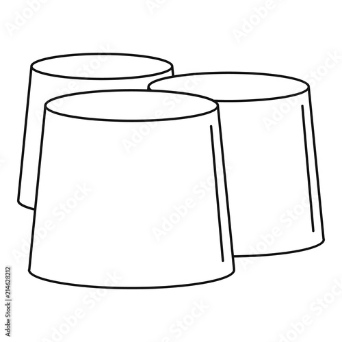 Propolis icon. Outline illustration of propolis vector icon for web design isolated on white background