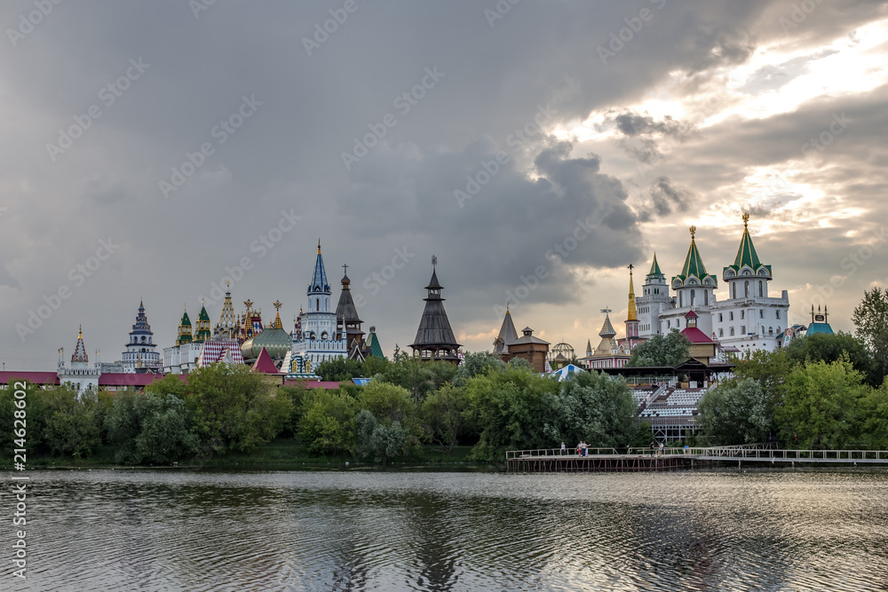 Summer view of the Izmaylovsky Kremlin Summer view of the Izmaylovsky Kremlin