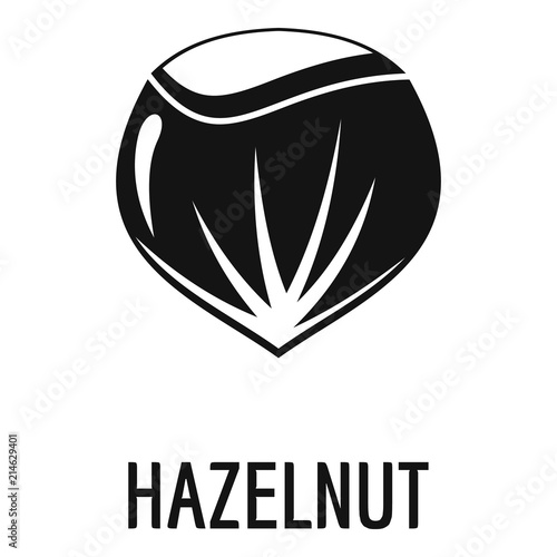 Hazelnut icon. Simple illustration of hazelnut vector icon for web design isolated on white background